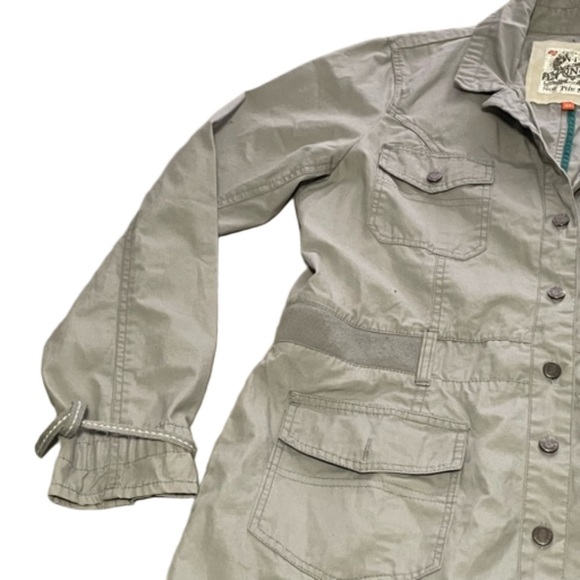 Not the same vintage coat dress size medium large light grey - Picture 5 of 8